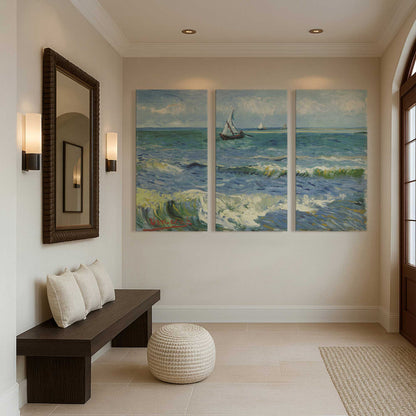 [Color:Stretched Canvas], Picture of art in a room