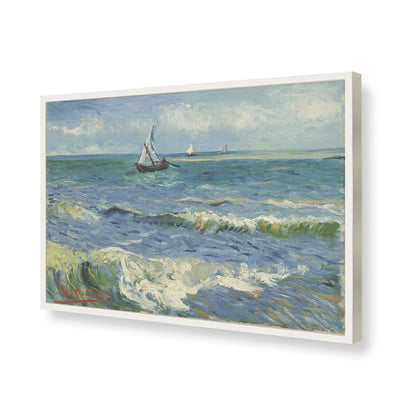 [Color:Opaque White], Picture of art in a Opaque White frame of the corner
