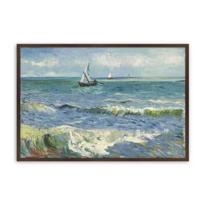 [Color:Brown], Picture of art in a Brown frame
