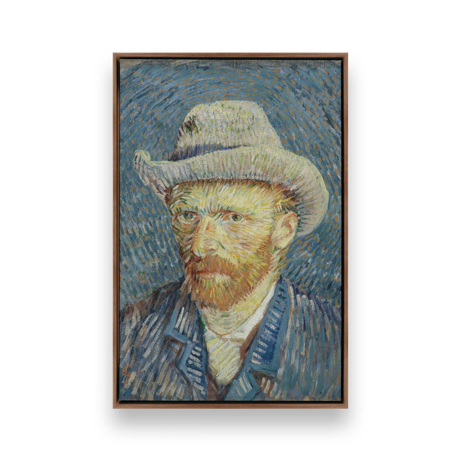 [Color:Walnut], Picture of art in a Walnut frame