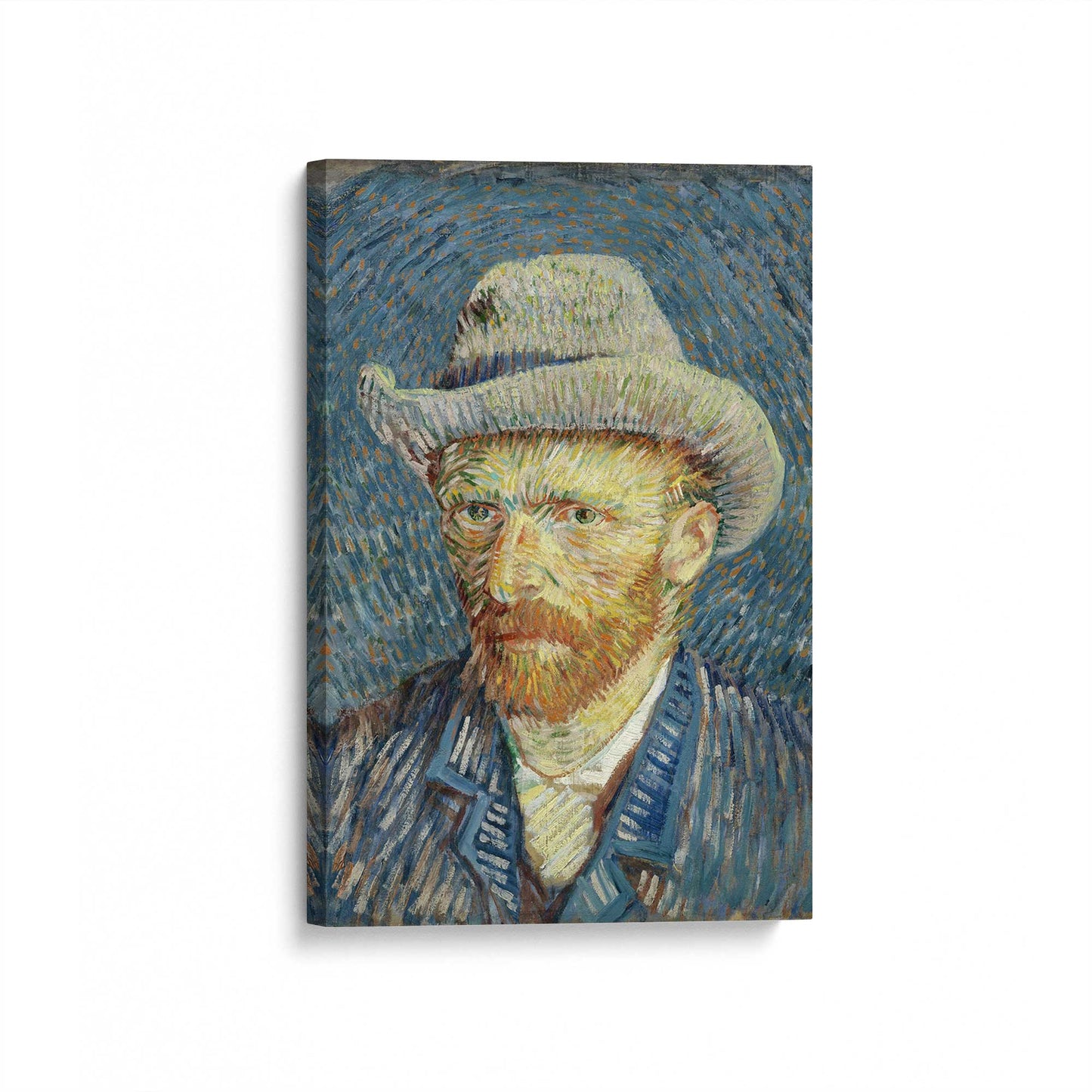[Color:Stretched Canvas], Picture of art at an angle