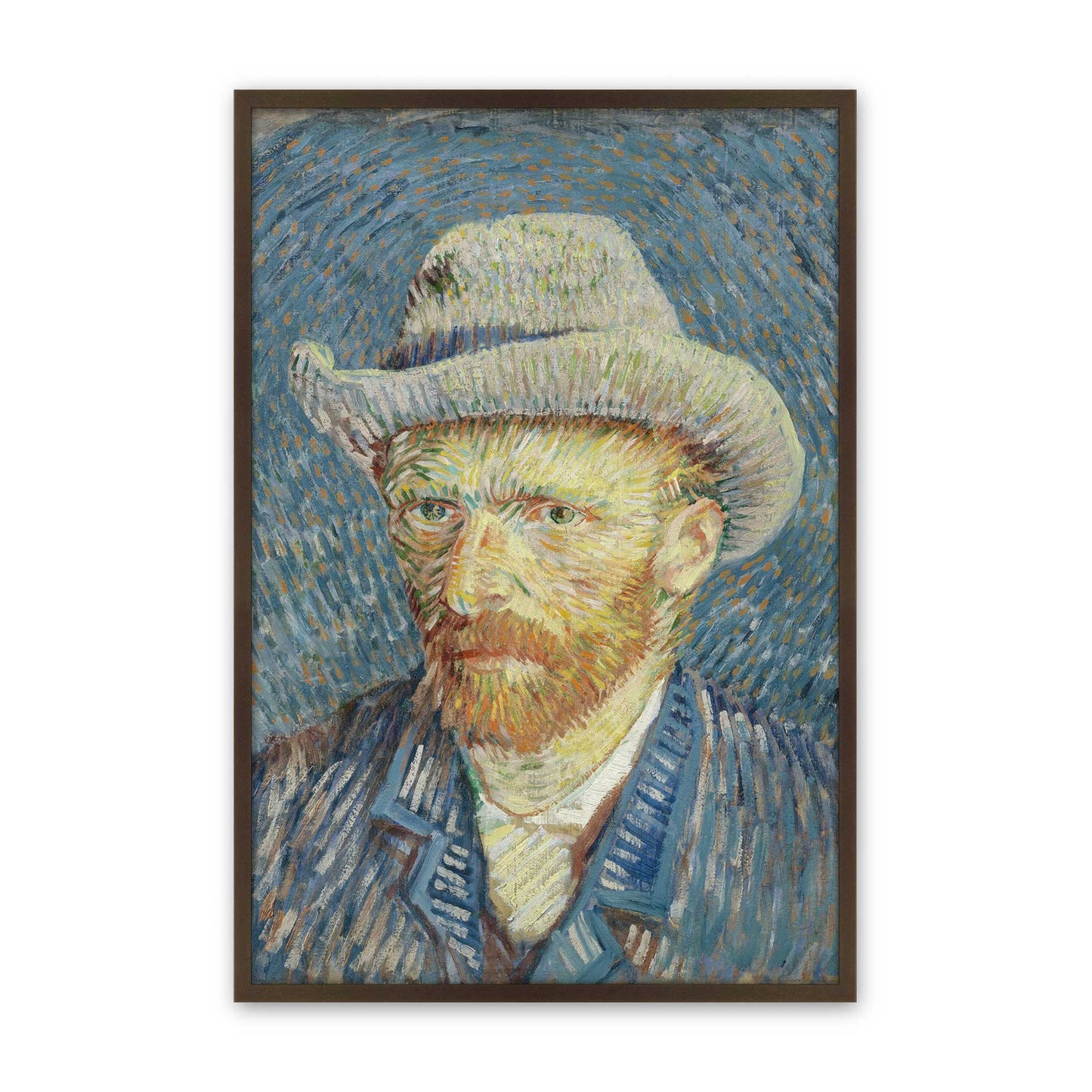 [Color:Belvinder Brown], Picture of art in a Belvinder Brown frame