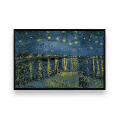 [Color:Satin Black], Picture of art in a Satin Black frame
