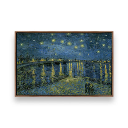 [Color:Walnut], Picture of art in a Walnut frame
