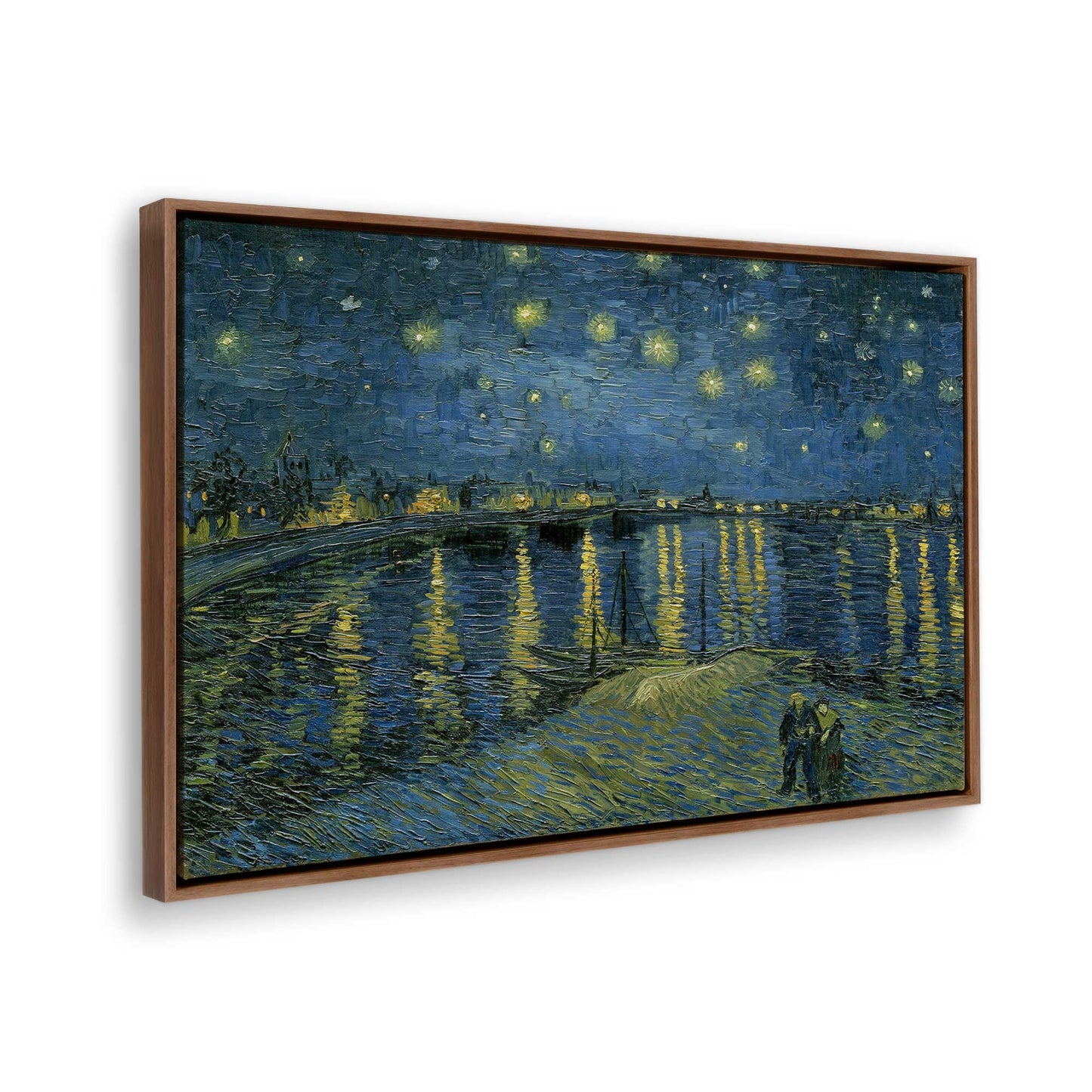 [Color:Walnut], Picture of the corner of the art