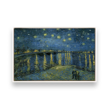 [Color:Opaque White], Picture of art in a White frame