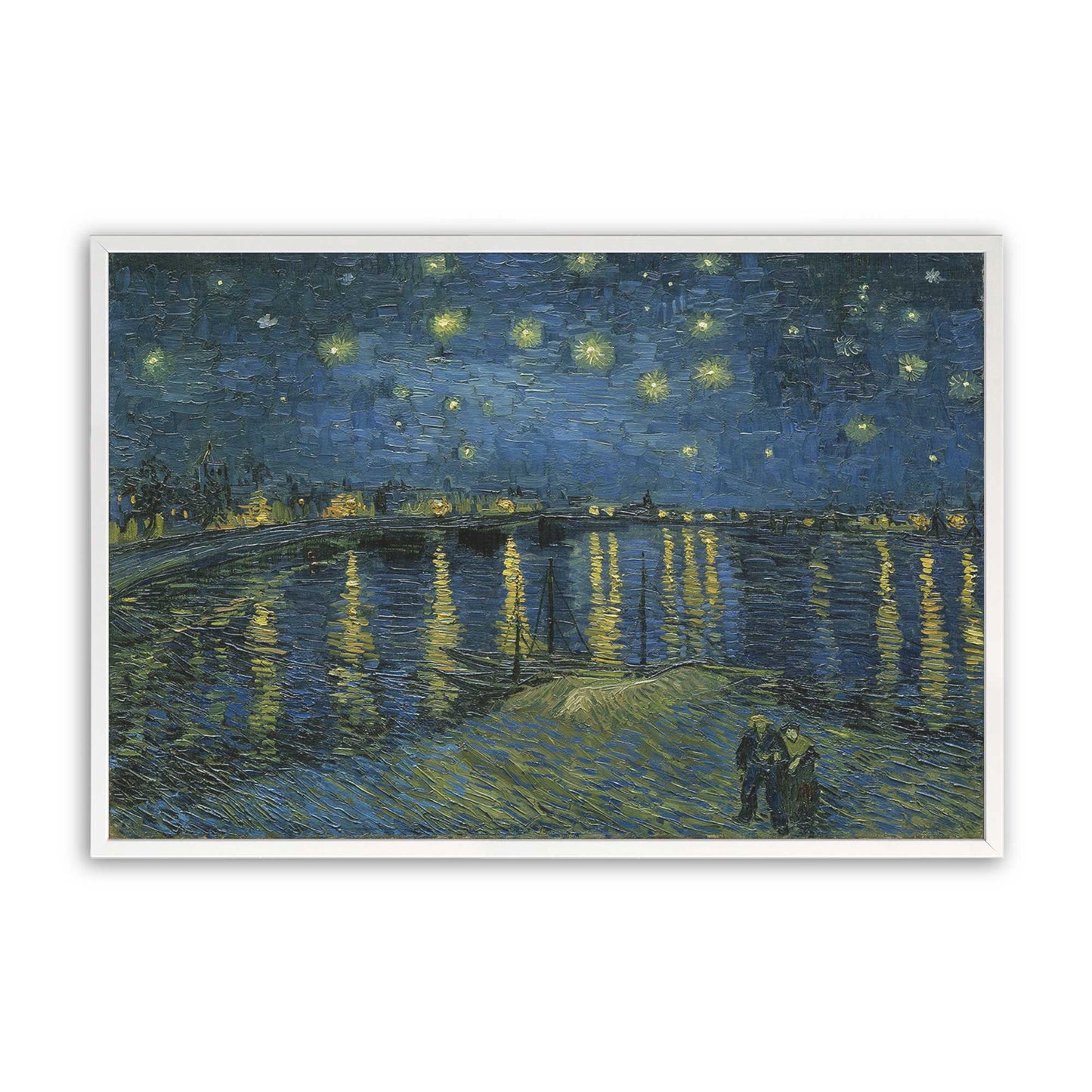 [Color:Opaque White], Picture of art in a Opaque White frame