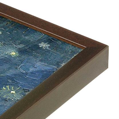 [Color:Belvinder Brown], Picture of art in a Belvinder Brown frame at an angle