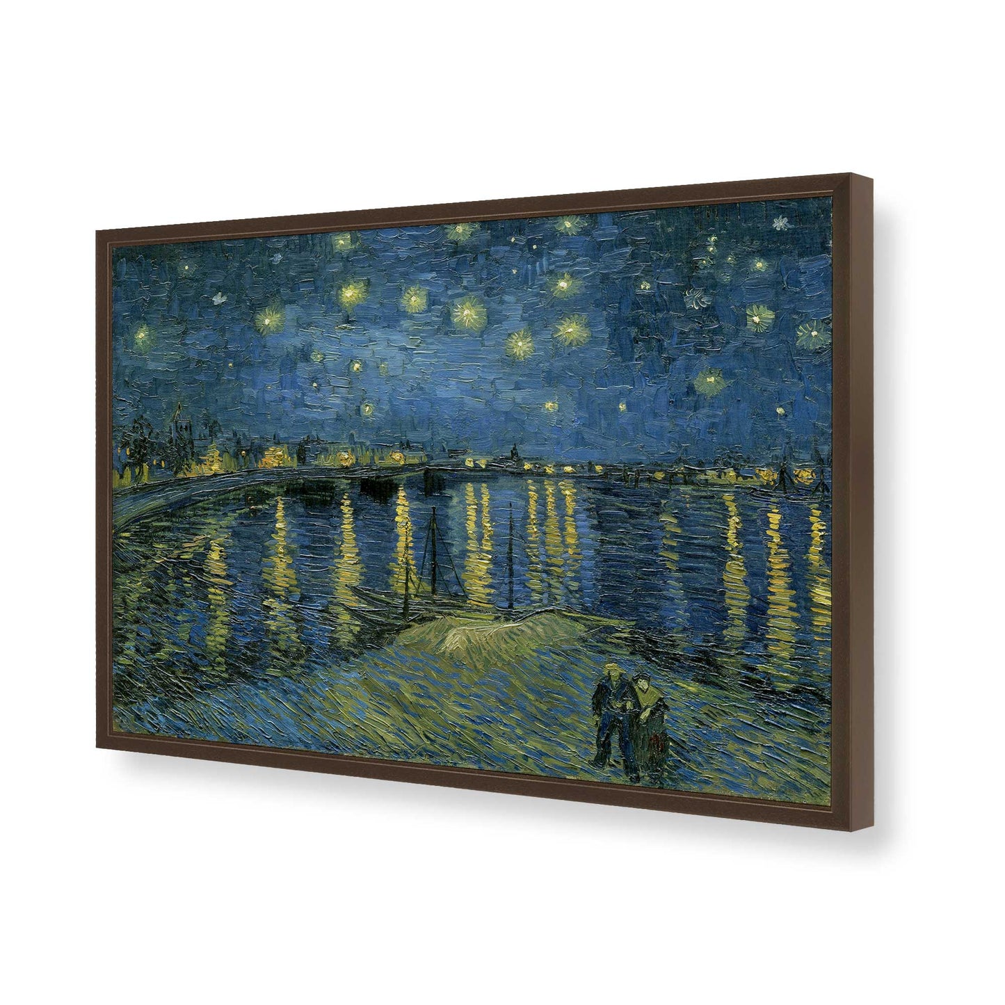 [Color:Belvinder Brown], Picture of art in a Belvinder Brown frame of the corner