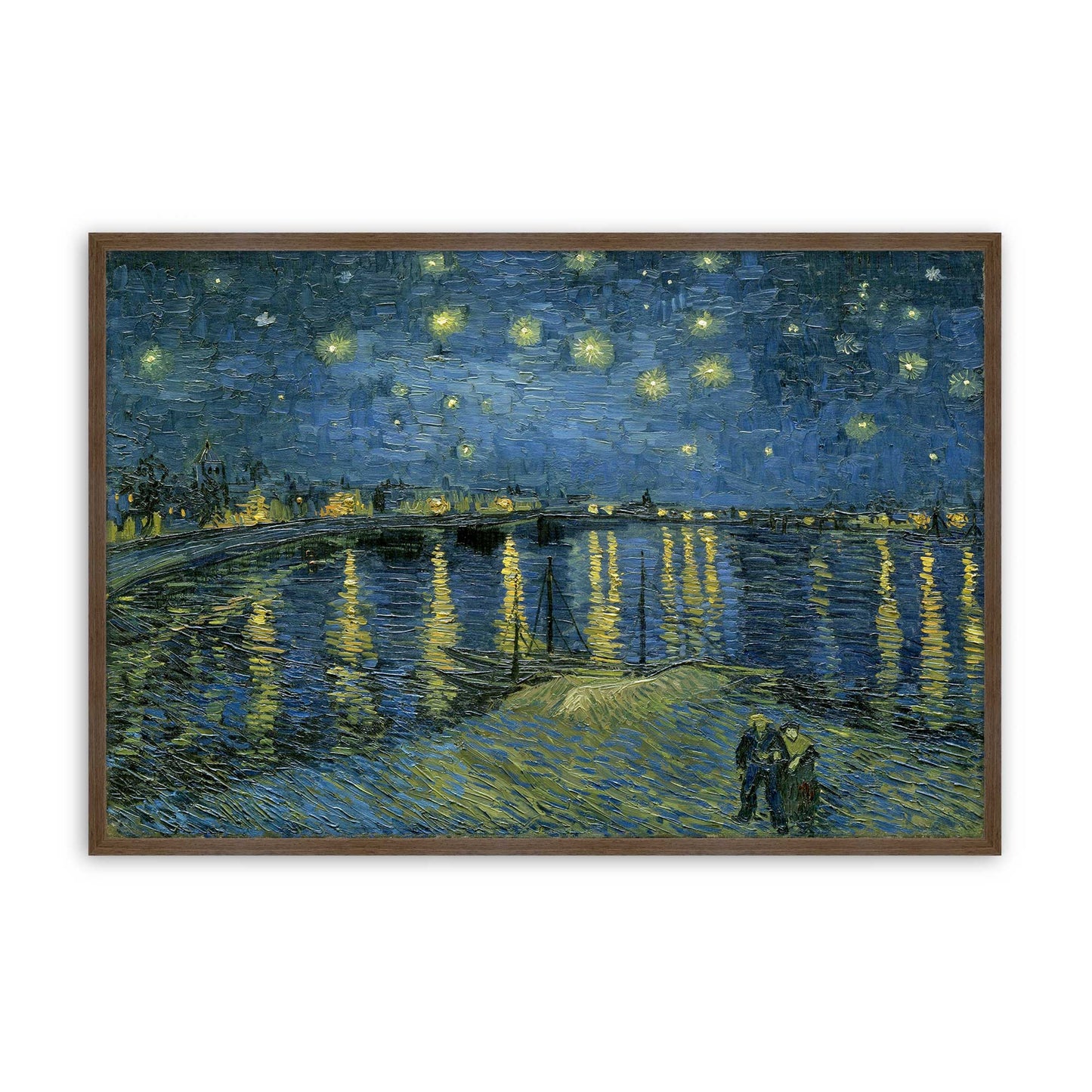 [Color:Walnut], Picture of art in a Walnut frame