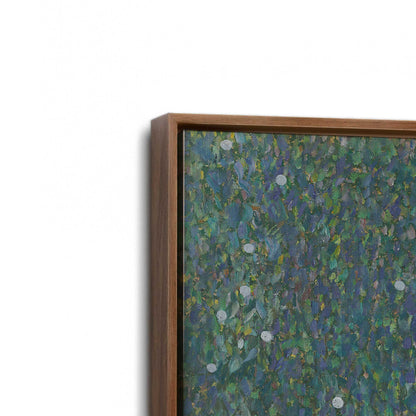[Color:Walnut], Picture of art in a Walnut frame at an angle