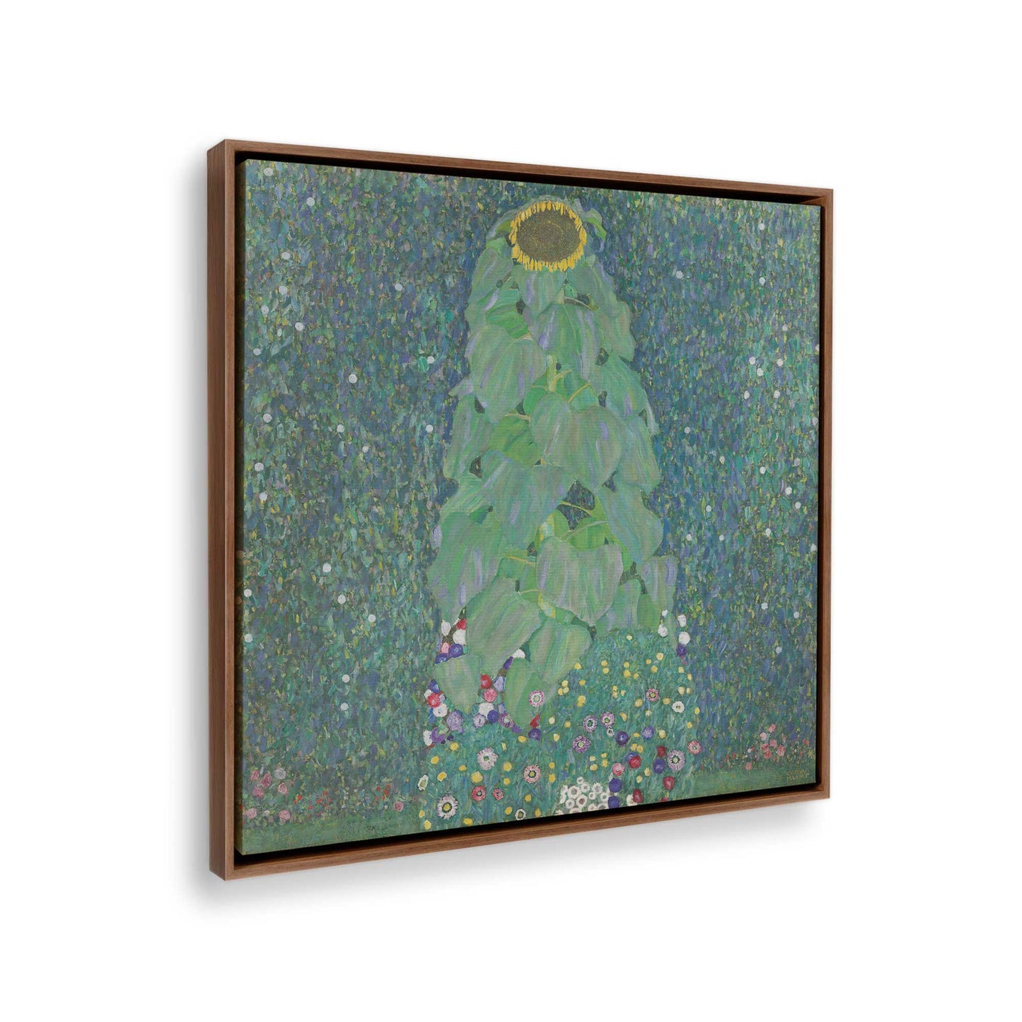 [Color:Walnut], Picture of the corner of the art