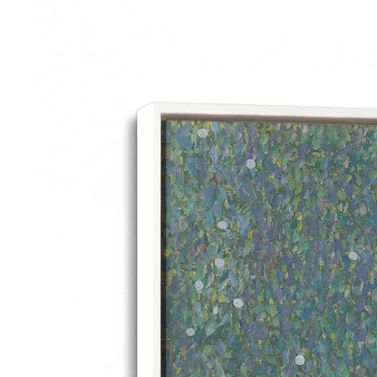 [Color:Opaque White], Picture of art in a White frame at an angle