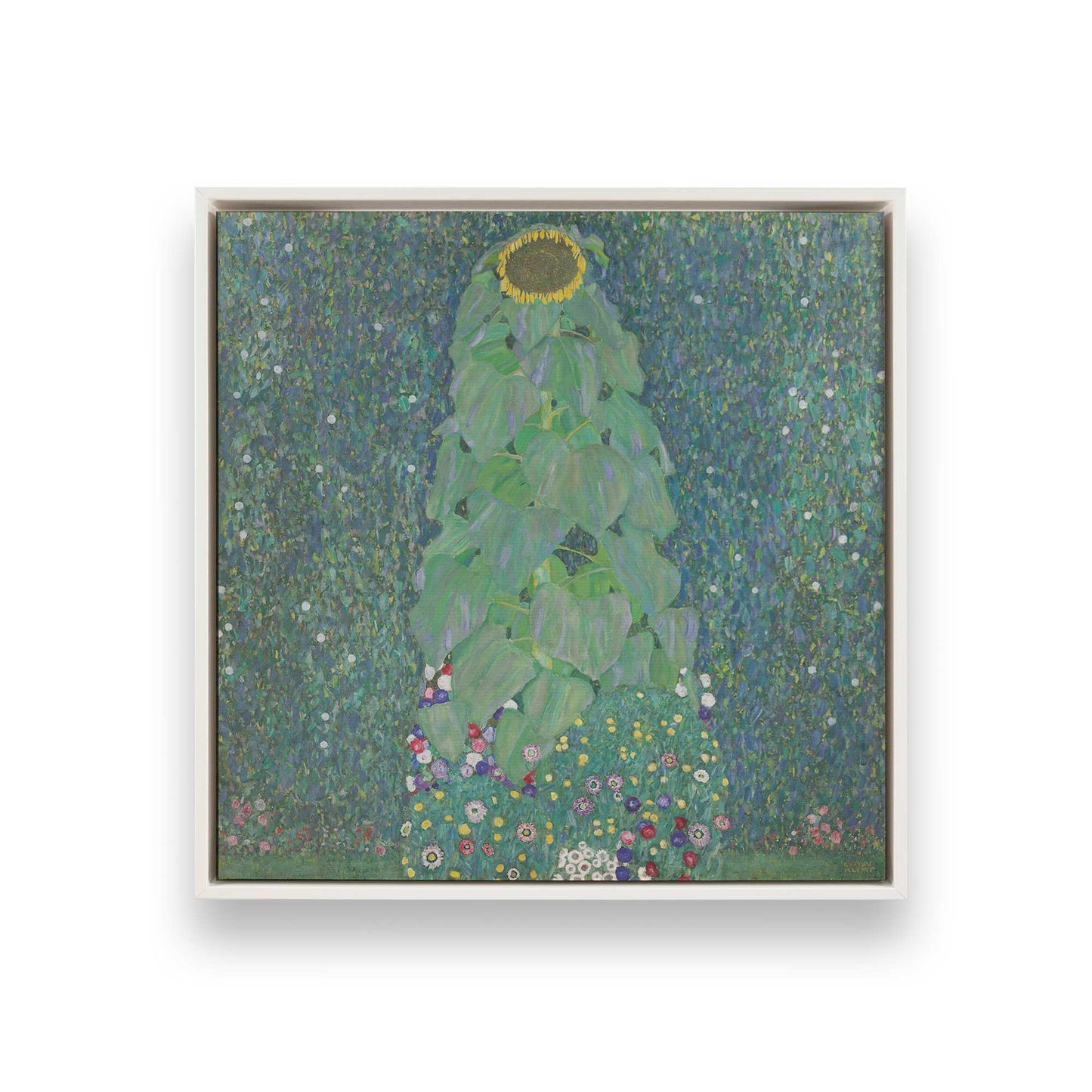 [Color:Opaque White], Picture of art in a White frame