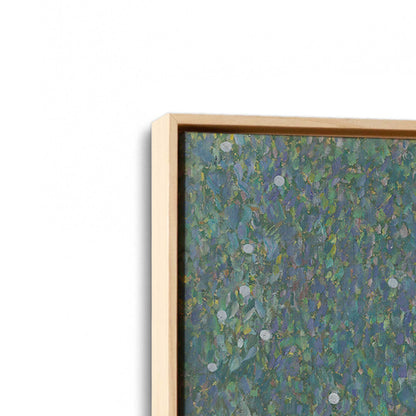 [Color:American Maple], Picture of art in a American Maple frame at an angle