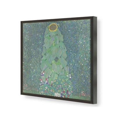 [Color:Satin Black], Picture of art in a Satin Black frame of the corner