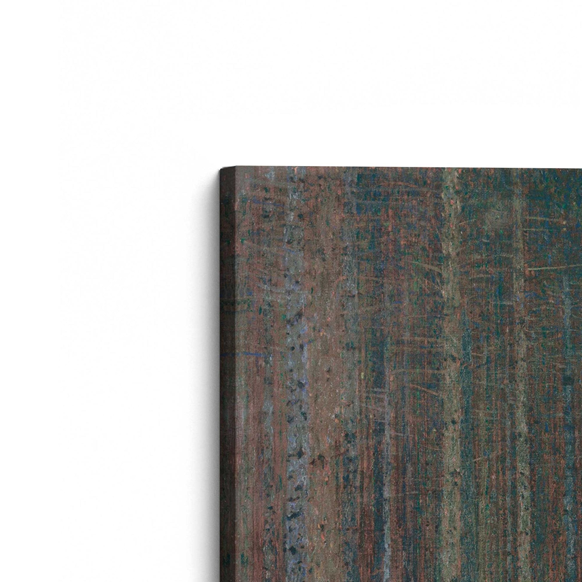 [Color:Stretched Canvas], Picture of the corner of the art