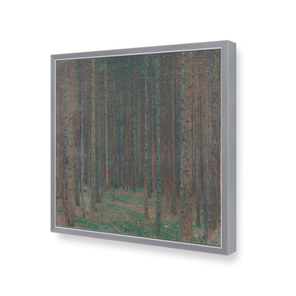 [Color:Polished Chrome], Picture of art in a Polished Chrome frame of the corner