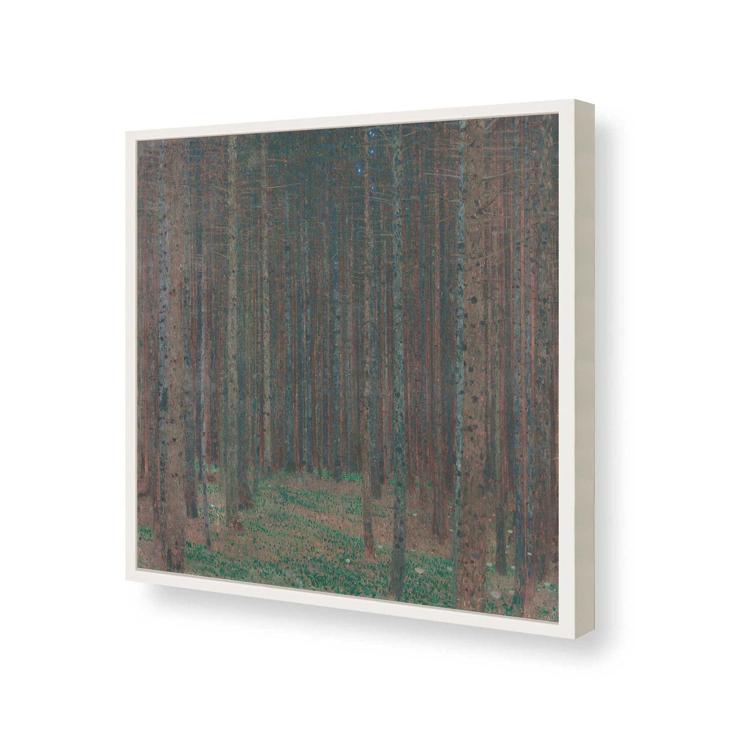 [Color:Opaque White], Picture of art in a Opaque White frame of the corner