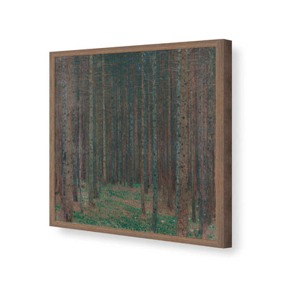 [Color:Walnut], Picture of art in a Walnut frame of the corner