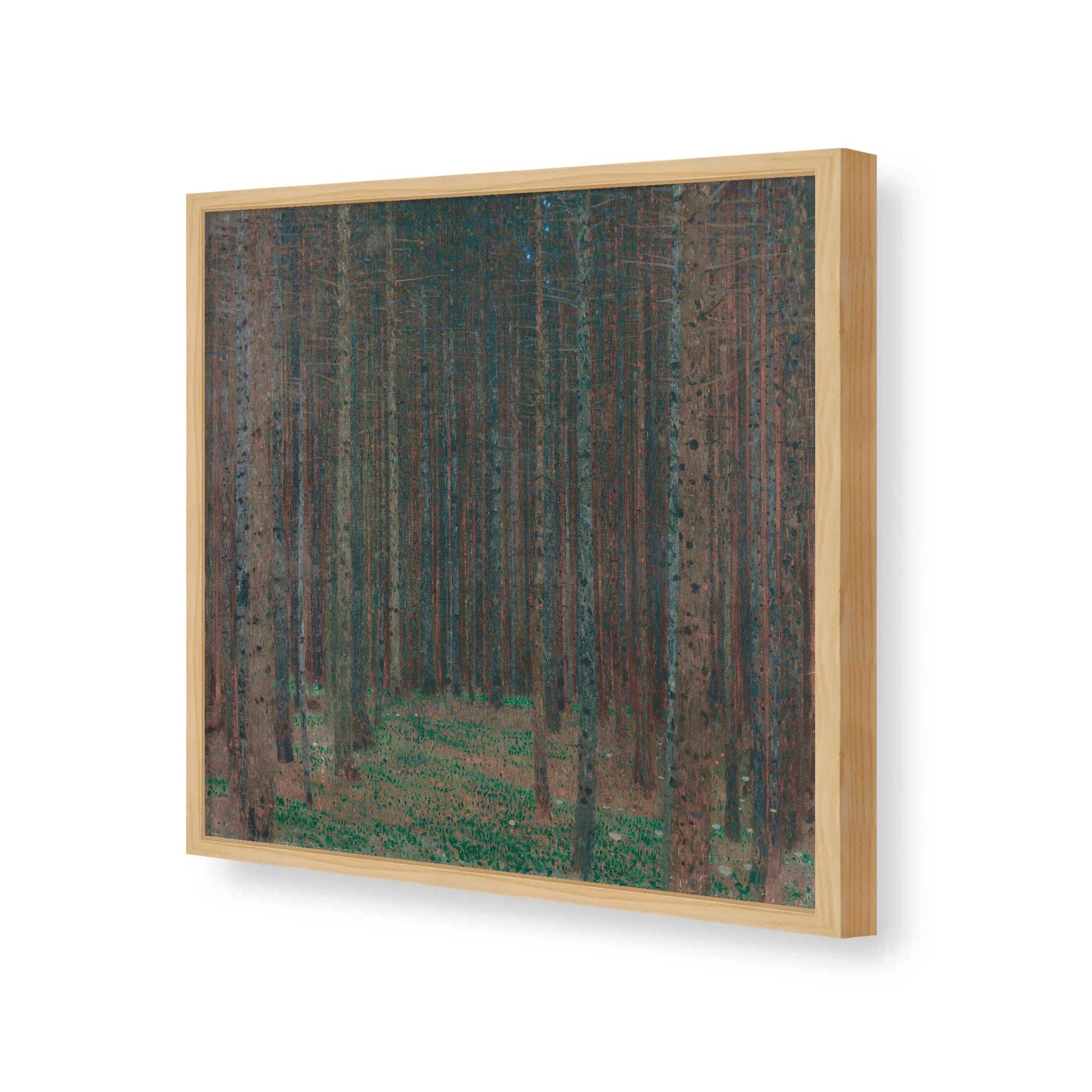 [Color:American Maple], Picture of art in a American Maple frame of the corner