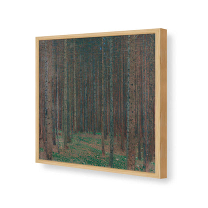 [Color:American Maple], Picture of art in a American Maple frame of the corner