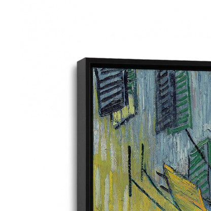 [Color:Satin Black], Picture of art in a Satin Black frame at an angle