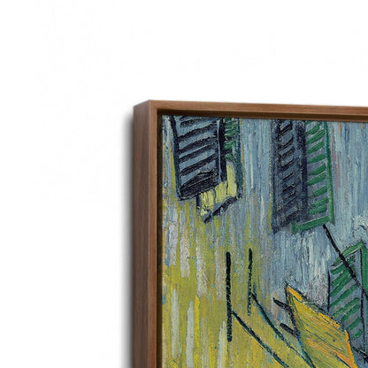 [Color:Walnut], Picture of art in a Walnut frame at an angle