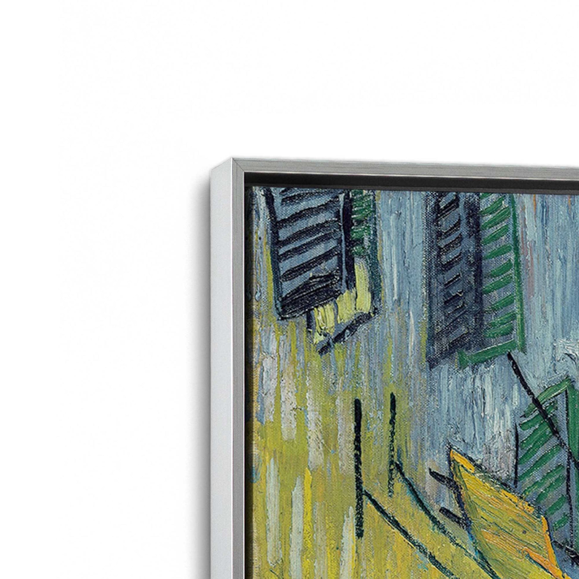[Color:Polished Chrome], Picture of art in a Polished Chrome frame at an angle