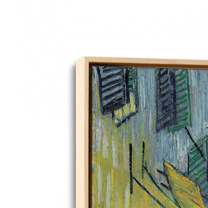 [Color:American Maple], Picture of art in a American Maple frame at an angle
