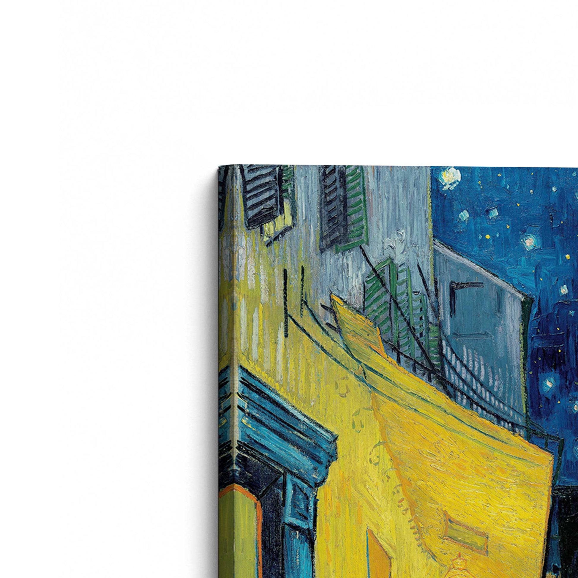 [Color:Stretched Canvas], Picture of the corner of the art
