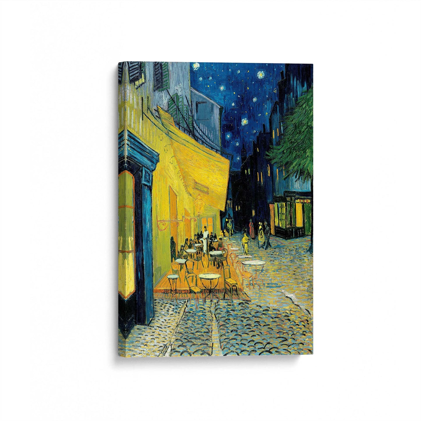 [Color:Stretched Canvas], Picture of art at an angle