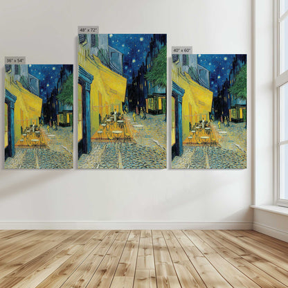[Color:Stretched Canvas], Image showing the size comparisons