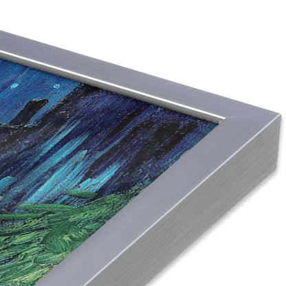 [Color:Polished Chrome], Picture of art in a Polished Chrome frame at an angle