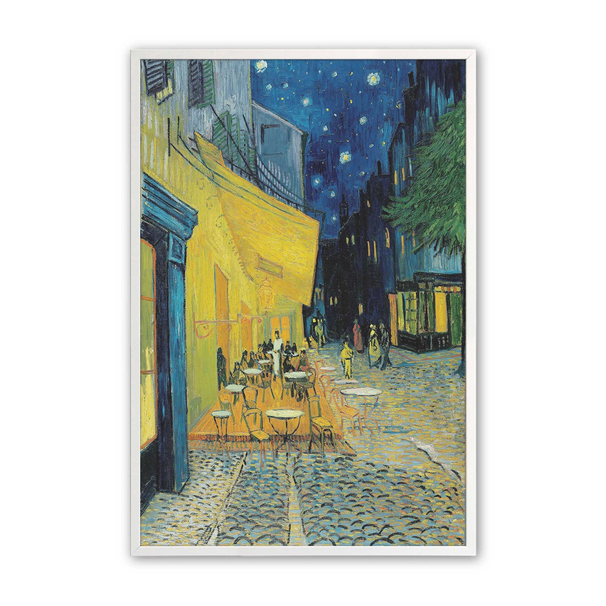 [Color:Opaque White], Picture of art in a Opaque White frame