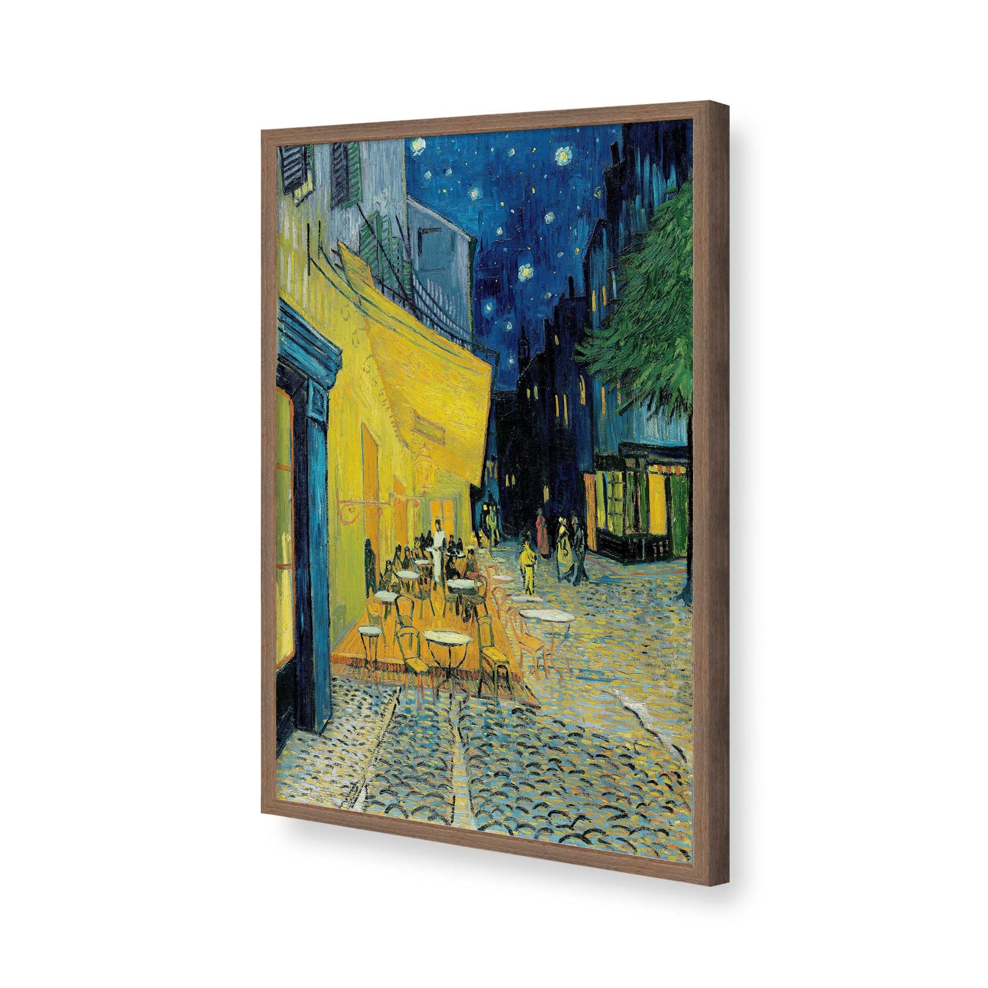 [Color:Walnut], Picture of art in a Walnut frame of the corner