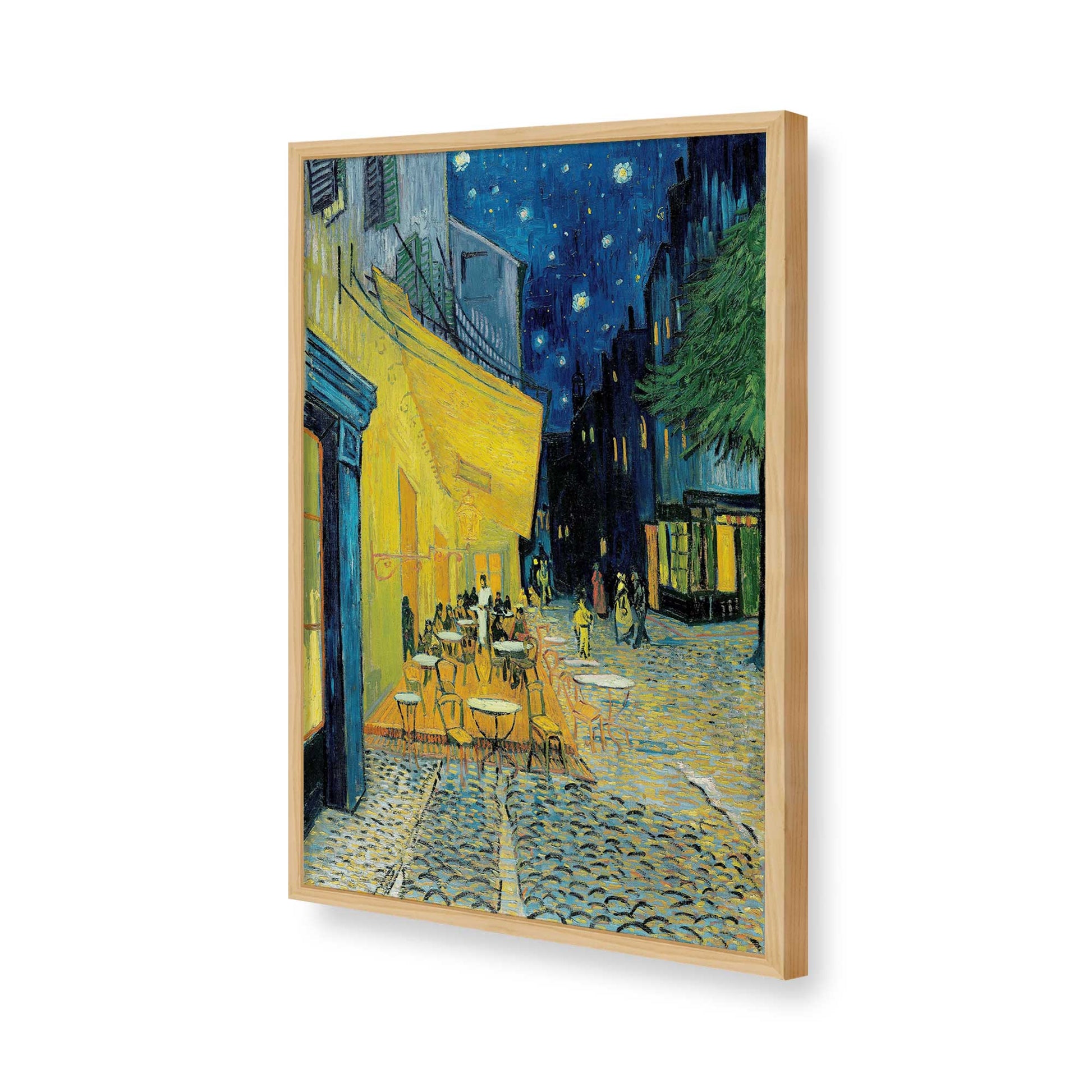[Color:American Maple], Picture of art in a American Maple frame of the corner