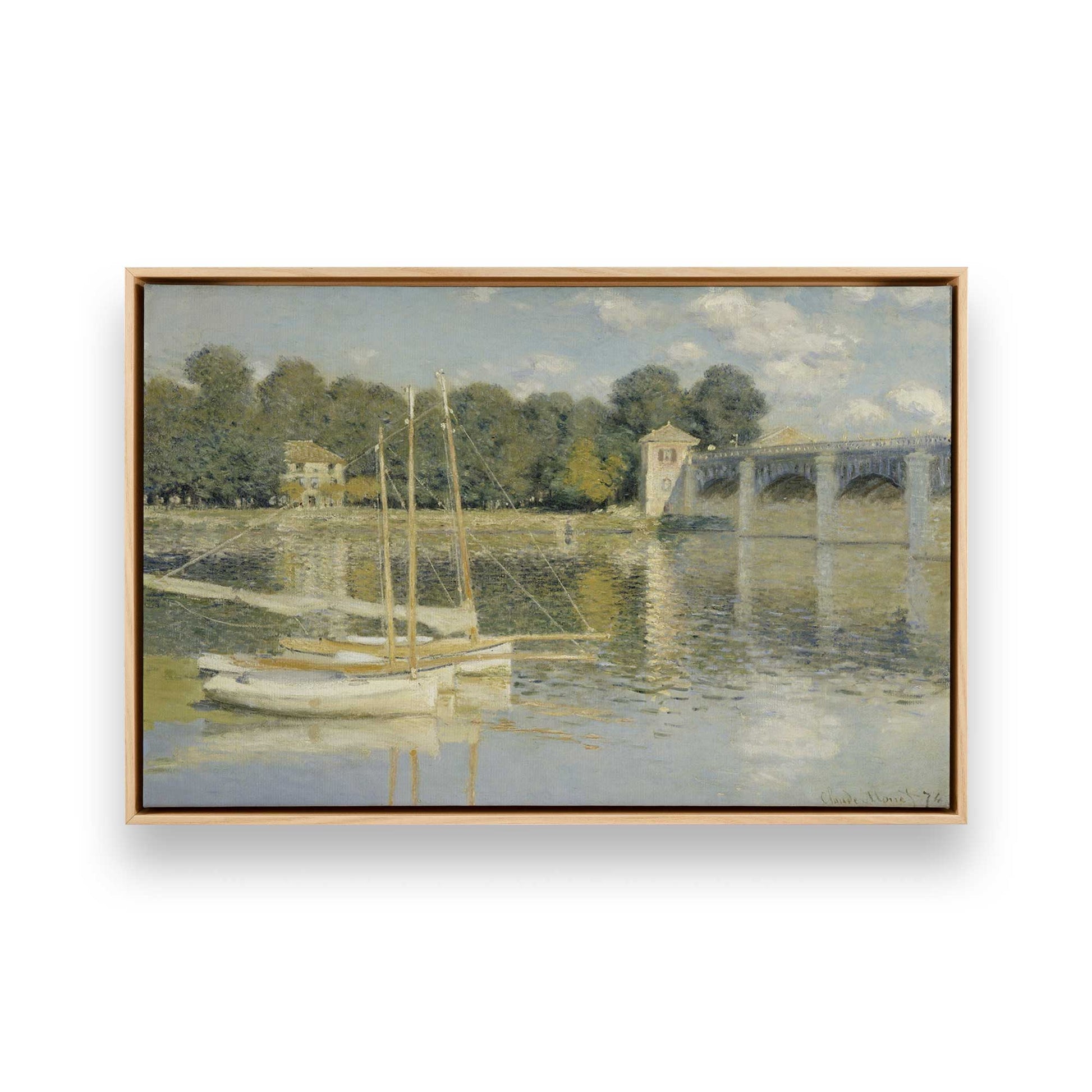 [Color:American Maple], Picture of art in a American Maple frame