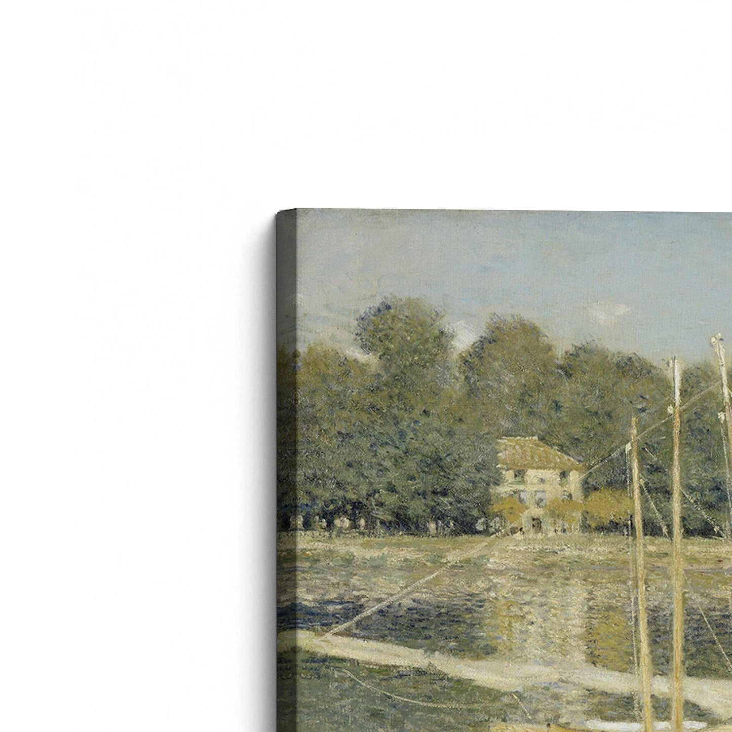 [Color:Stretched Canvas], Picture of the corner of the art