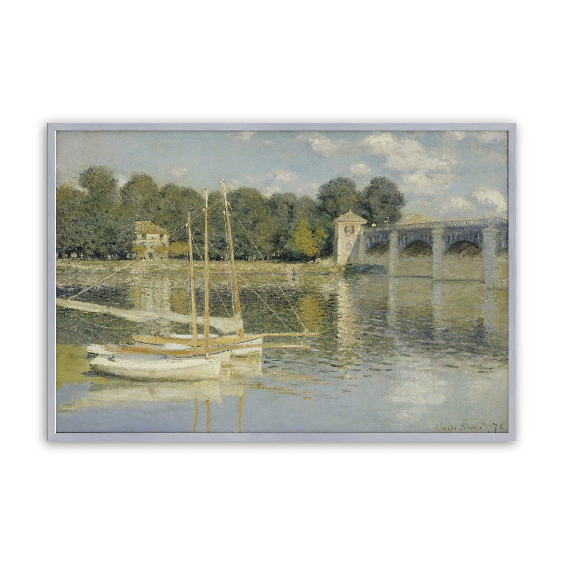 [Color:Polished Chrome], Picture of art in a Polished Chrome frame