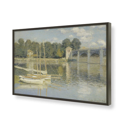 [Color:Satin Black], Picture of art in a Satin Black frame of the corner