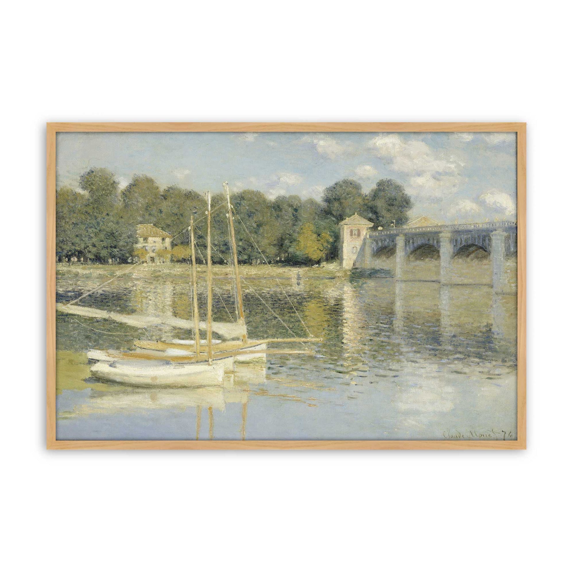 [Color:American Maple], Picture of art in a American Maple frame
