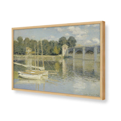 [Color:American Maple], Picture of art in a American Maple frame of the corner
