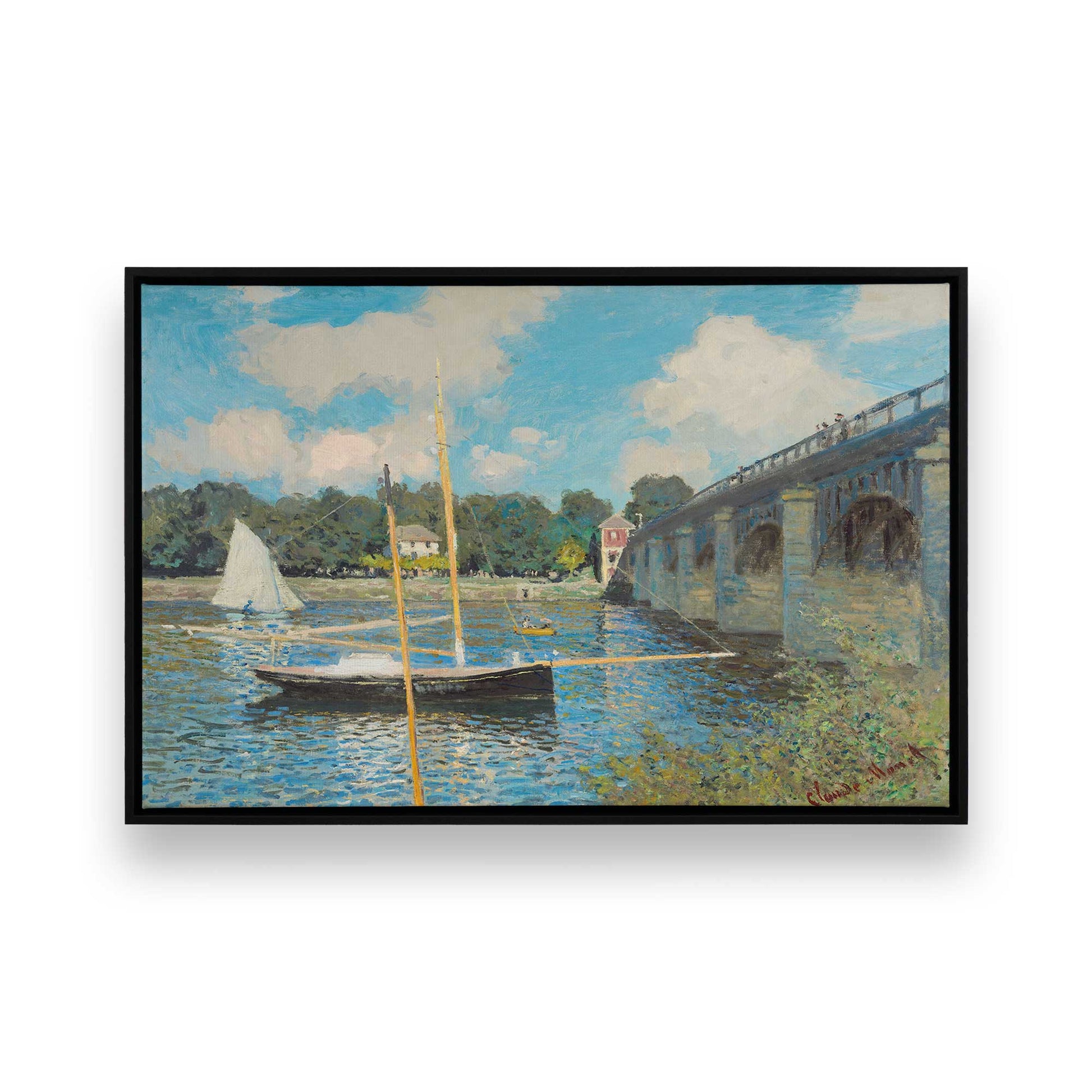 [Color:Satin Black], Picture of art in a Satin Black frame