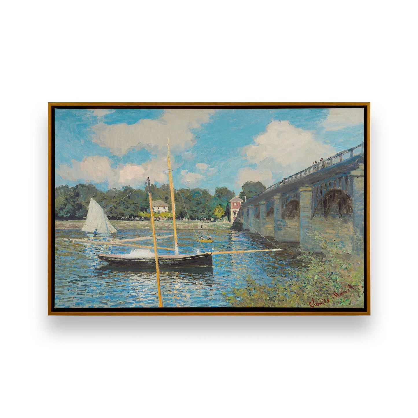 [Color:Polished Gold], Picture of art in a Polished Gold frame