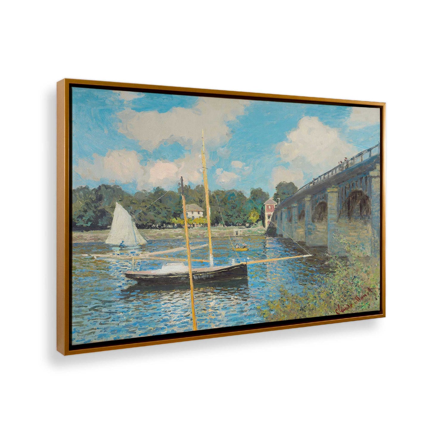[Color:Polished Gold], Picture of the corner of the art