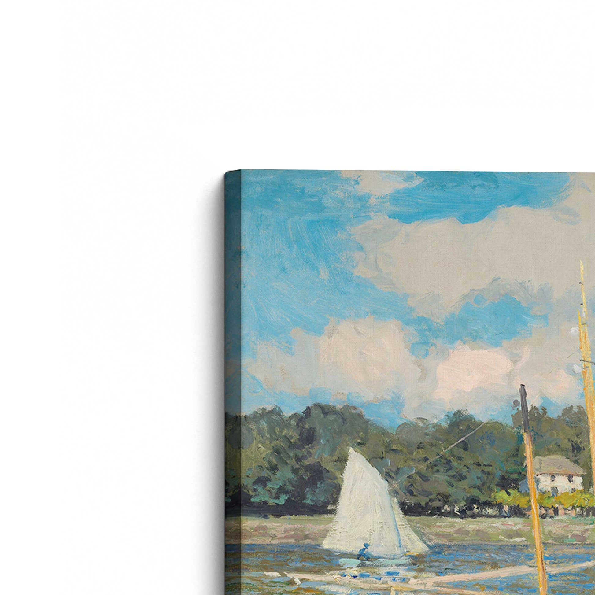 [Color:Stretched Canvas], Picture of the corner of the art
