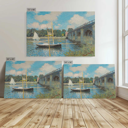 [Color:Stretched Canvas], Image showing the size comparisons