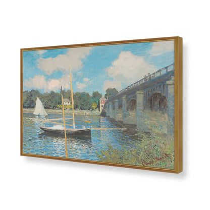 [Color:Polished Gold], Picture of art in a Polished Gold frame of the corner