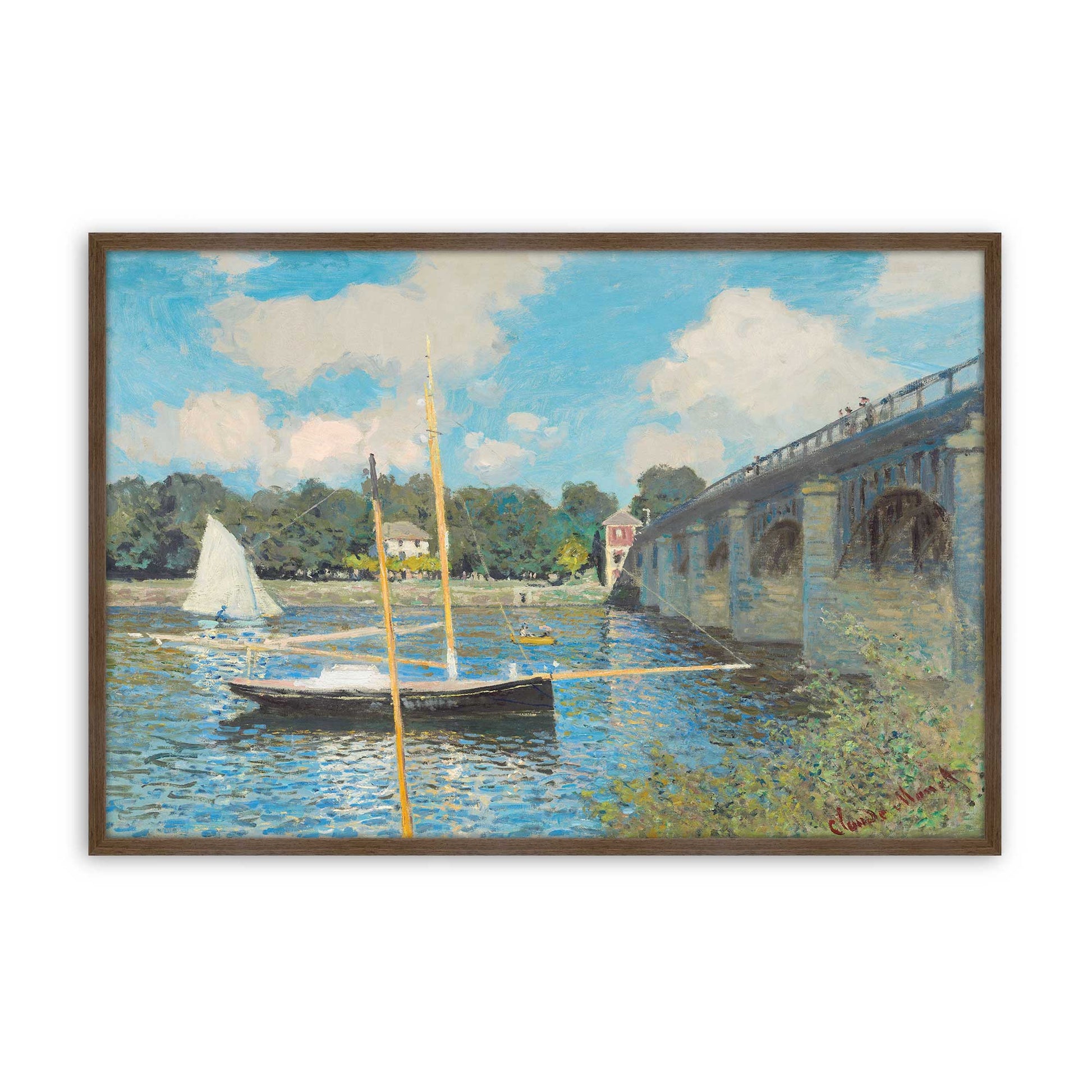 [Color:Walnut], Picture of art in a Walnut frame